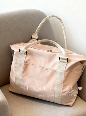 韩国ins大容量手提旅行包多功能时尚行李包耐磨出差旅游收纳包