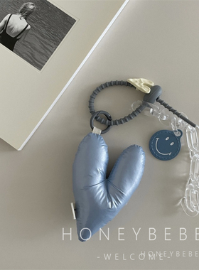 韩国ins爱心钥匙扣女包包精致挂饰卡通diy可爱书包挂件小饰品礼物