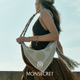 MONSECRET包 旭日信使包小众设计感通勤百搭度假三角型斜跨女包