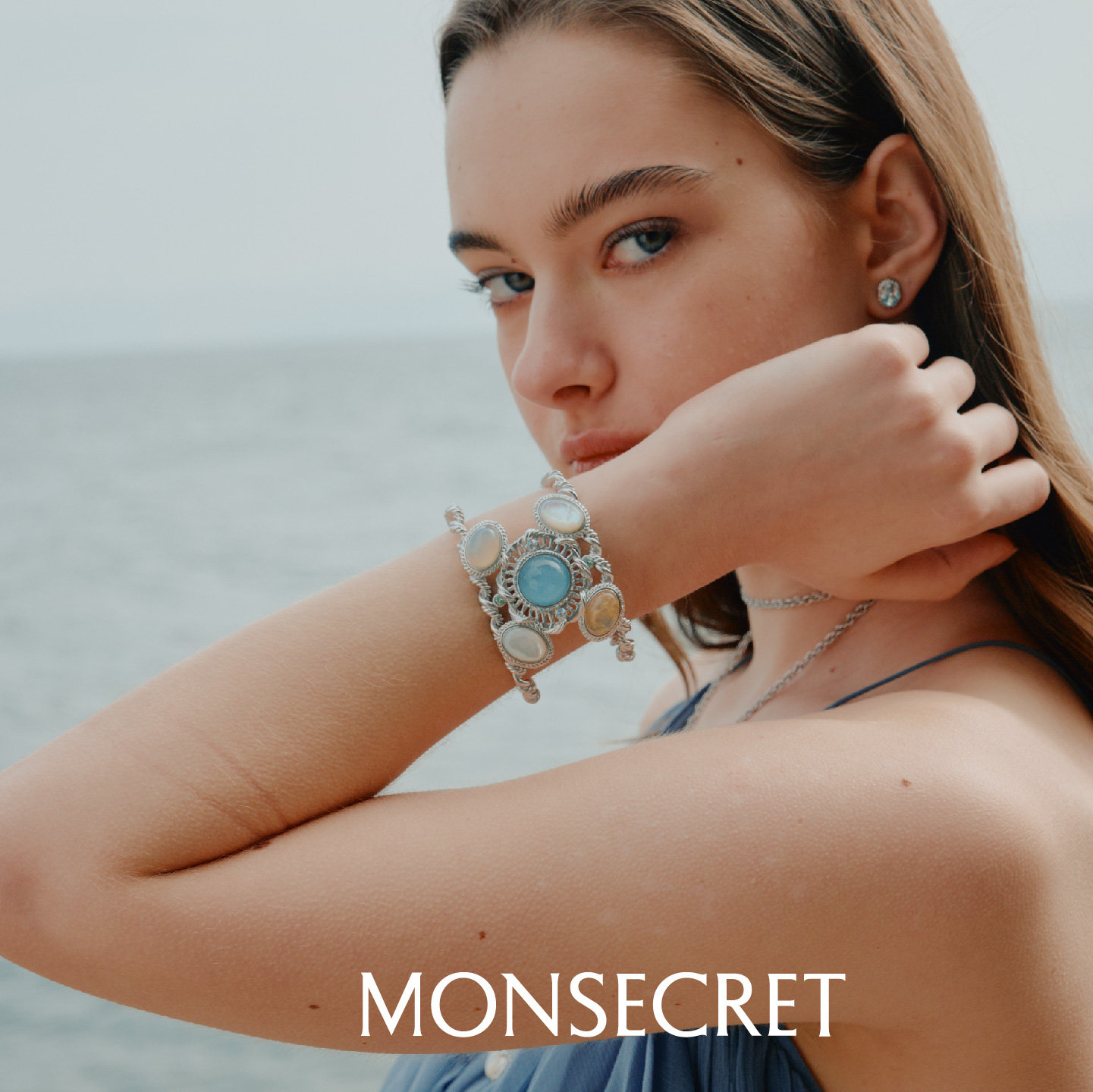 MONSECRET太阳图腾概念款大号手镯原创设计感超重工夸张手镯配饰