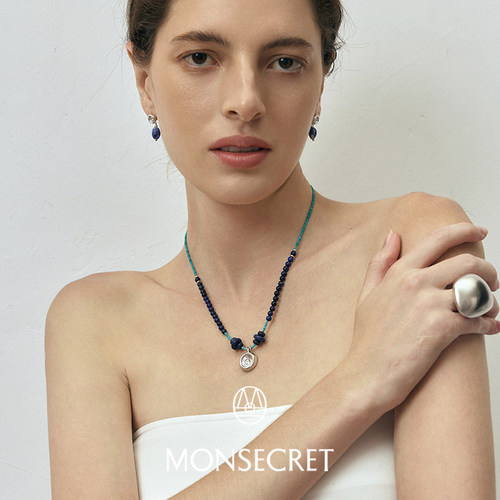 MONSECRET蓝色系深海项链