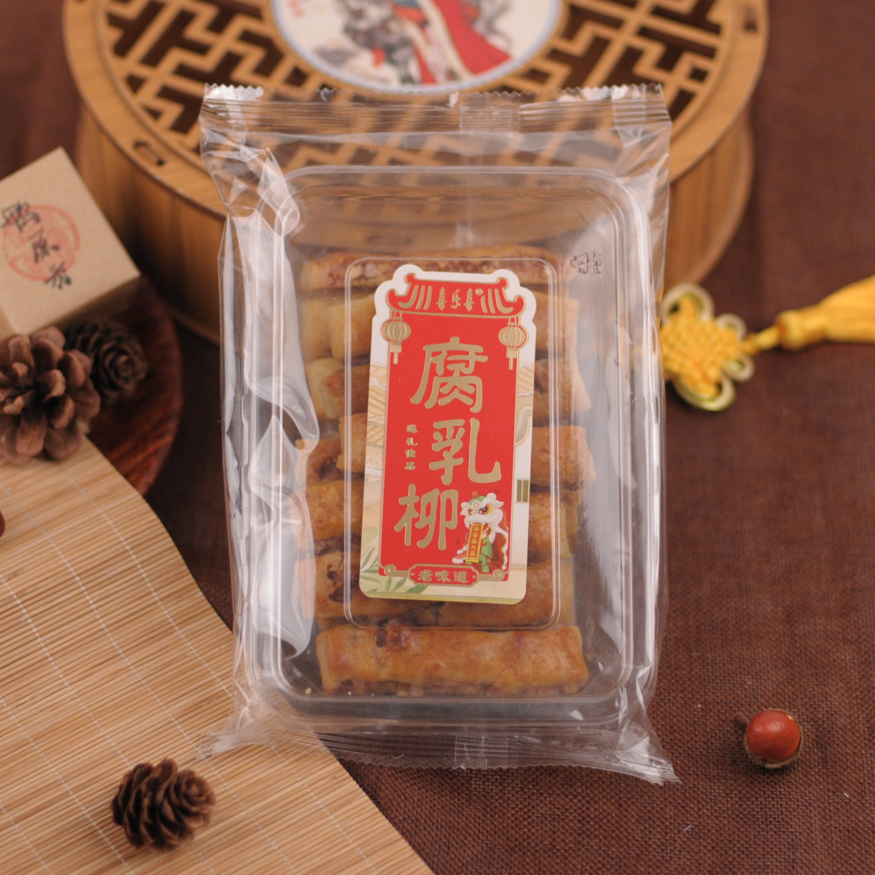 腐乳柳潮汕特产腐乳柳潮州腐乳饼鸡仔饼茶点传统老式糕点零食小吃