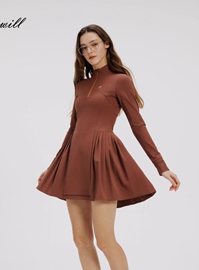 Lakewill健身服新款运动连衣裙户外跑步网球训练服