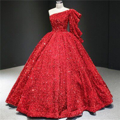 女童高端公主裙礼服2025新款走秀洋气优雅拖地主持人钢琴演出夏季,童装/婴儿装/亲子装,儿童礼服,淘宝优惠券,粉丝福利购,淘宝优惠卷