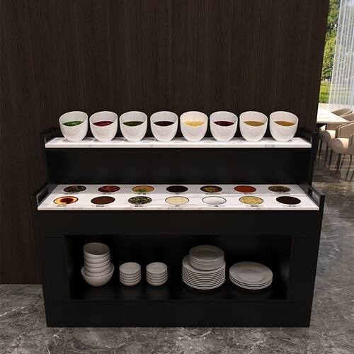 商用麻辣烫蘸料台火锅店调料台自助餐厅小料台水果台调料蘸料专用