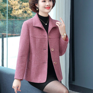 中年妈妈装春秋外套2025新款洋气中老年人女士宽松小西装上衣