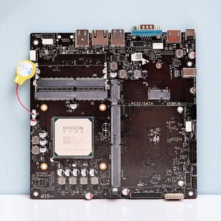 国产化信创方案海光3350高性能小主板8核16线程3.0GHz工控机17*17