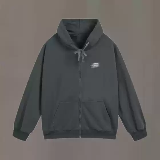 Youthful Trendy Multi-Color Zip-Up Sweatshirt