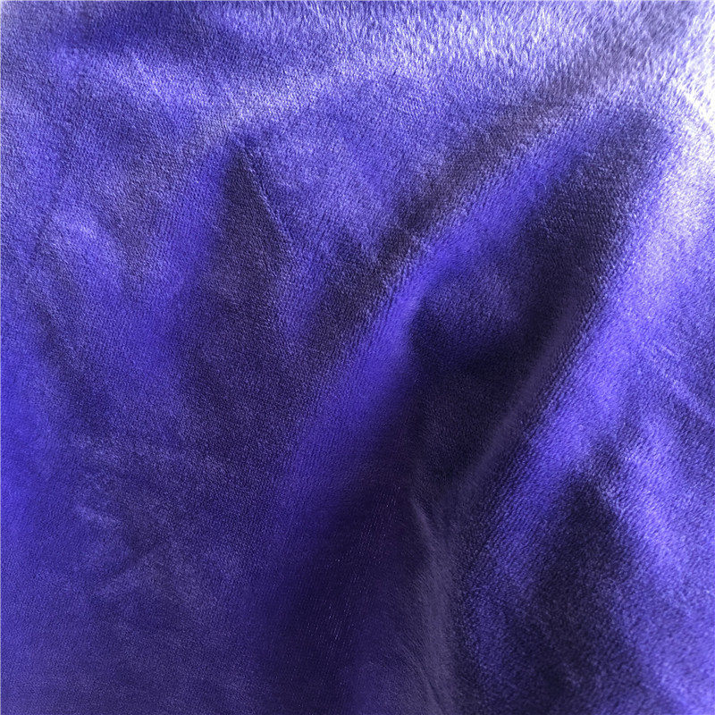纺织面料银狐绒超柔宠物毯子服装里布抱枕面料冬季卫衣复合面料