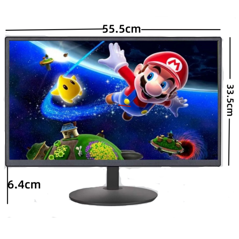 包邮清华紫光24寸电脑显示屏高清液晶电视监控bnc显示屏办公家用