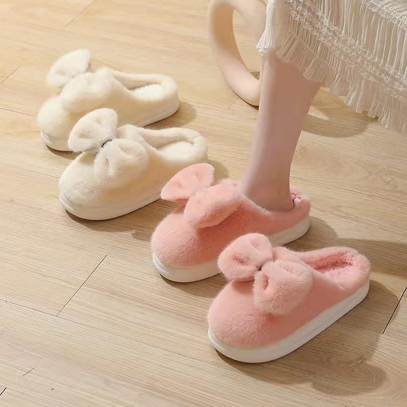 【新疆包邮】秋冬季新款eva可爱棉拖鞋女家用加厚保暖毛绒绒棉拖