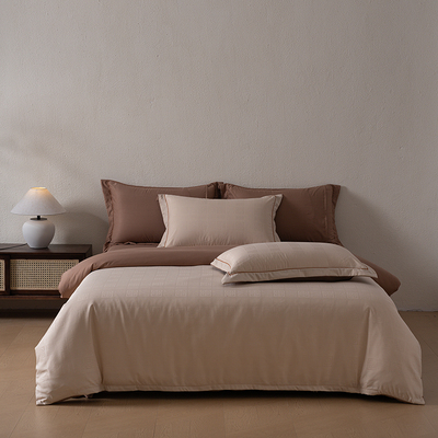 25年春夏新款高奢宋锦缎大提花四件套双人床品四件套床上用品套件