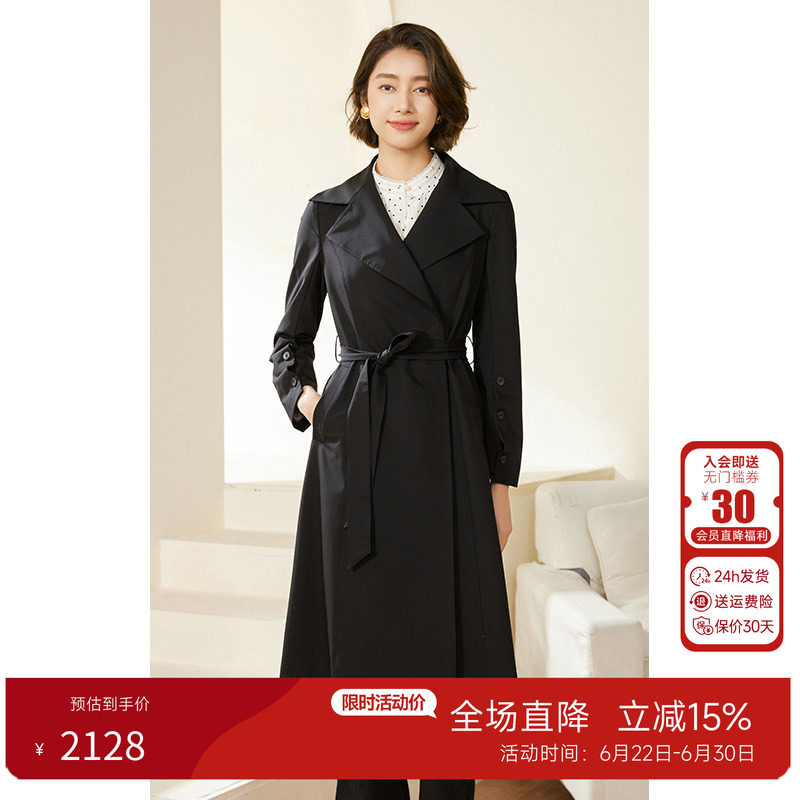 乔万尼春秋新款风衣外套气质
