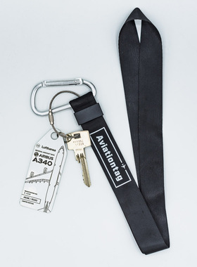 AviationTag PLANETAGS钥匙扣行李牌挂绳金属扣环软壳硅胶保护套