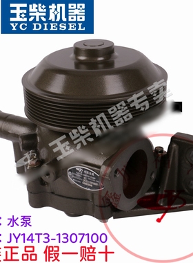玉柴YC6105/6108/6J发动机JY14T3-1307100原厂水泵部件收割拖拉机
