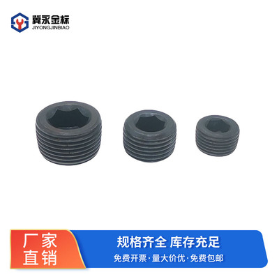 内六角油堵PT英制管堵锥度厂家