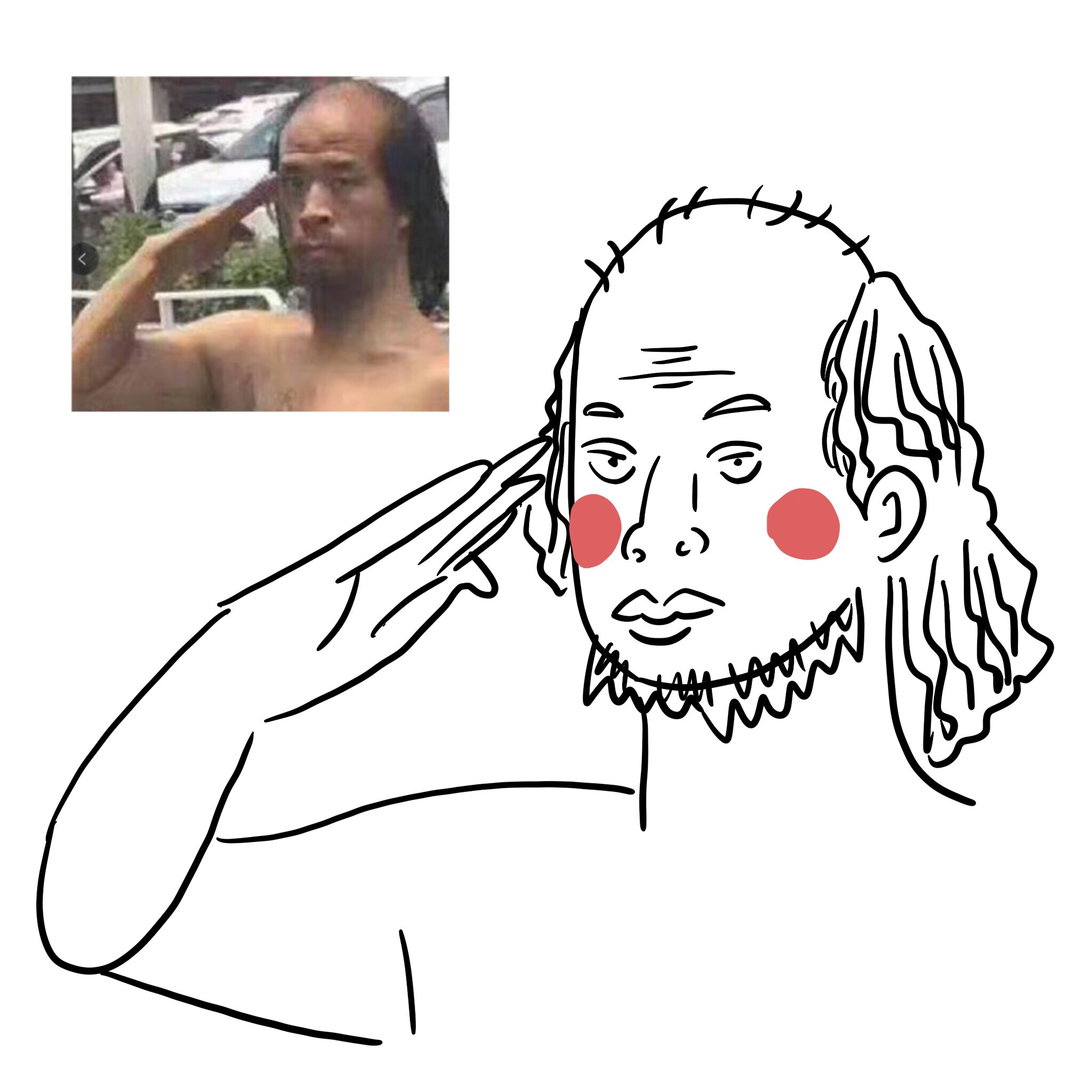 手绘画搞笑画像定制真人照片灵魂画手黑手异常搞怪沙雕恶搞头像
