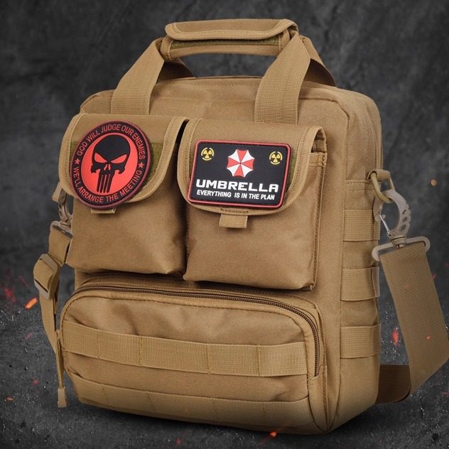 户外男女军迷单肩手提包防水挂包斜挎多功能战术路亚包通勤单肩包,运动包/户外包/配件,单肩背包,淘宝优惠券,粉丝福利购,淘宝优惠卷