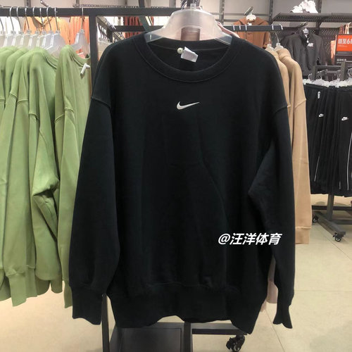 耐克运动休闲女士圆领卫衣