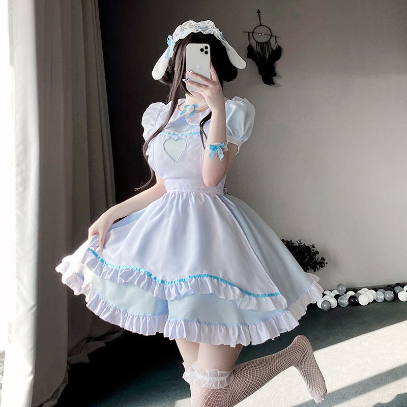 女仆装cos可爱女佣软妹猫咪二次元洛丽塔cosplay服装lolita连衣裙 模玩/动漫/周边/娃圈三坑/桌游 lolita洛丽塔/软妹装/洋装 原图主图