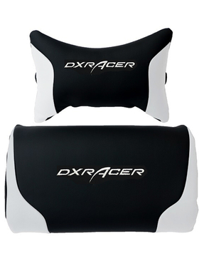 DXRACER迪锐克斯电竞椅头枕腰靠枕雷蛇绿色头枕颈靠枕车用PU头枕