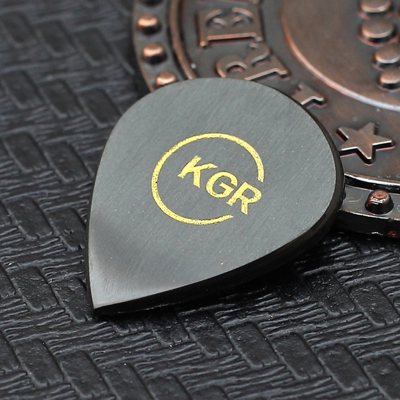 KGR黑色发烧防滑拨片手工制作拨片电吉他速弹爵士3防滑耐磨耐用图片