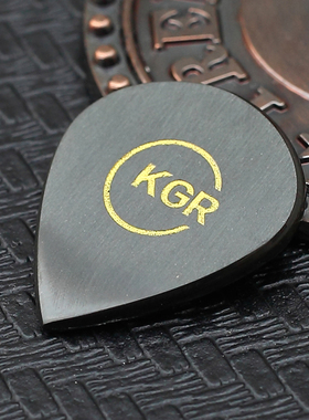 KGR黑色发烧防滑拨片手工制作拨片电吉他速弹爵士3防滑耐磨耐用