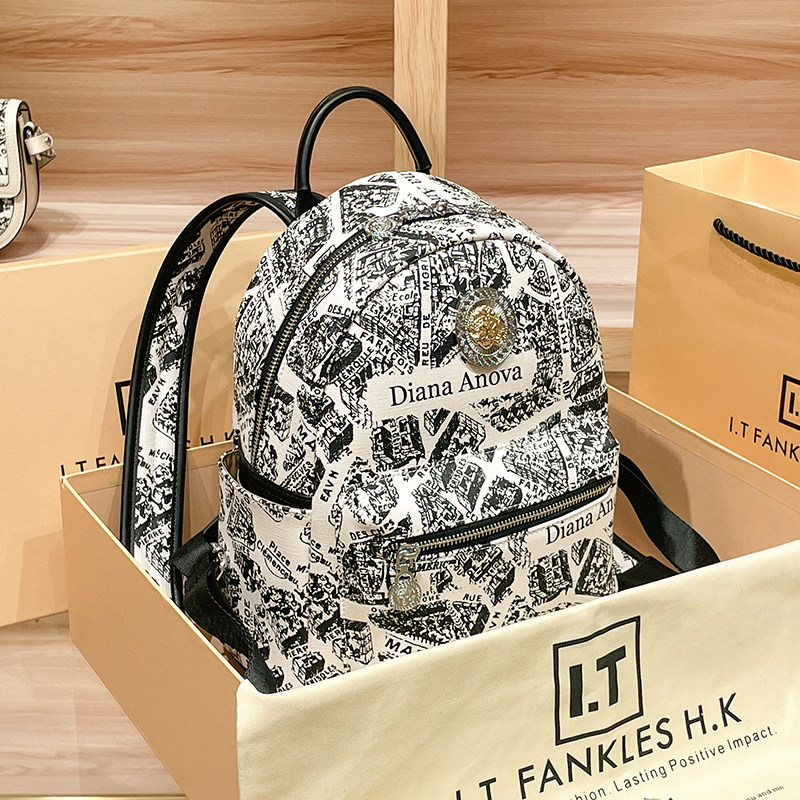 CITEX LV官方旗舰店香港真皮超火双肩包女2025新款时尚春夏旅行背