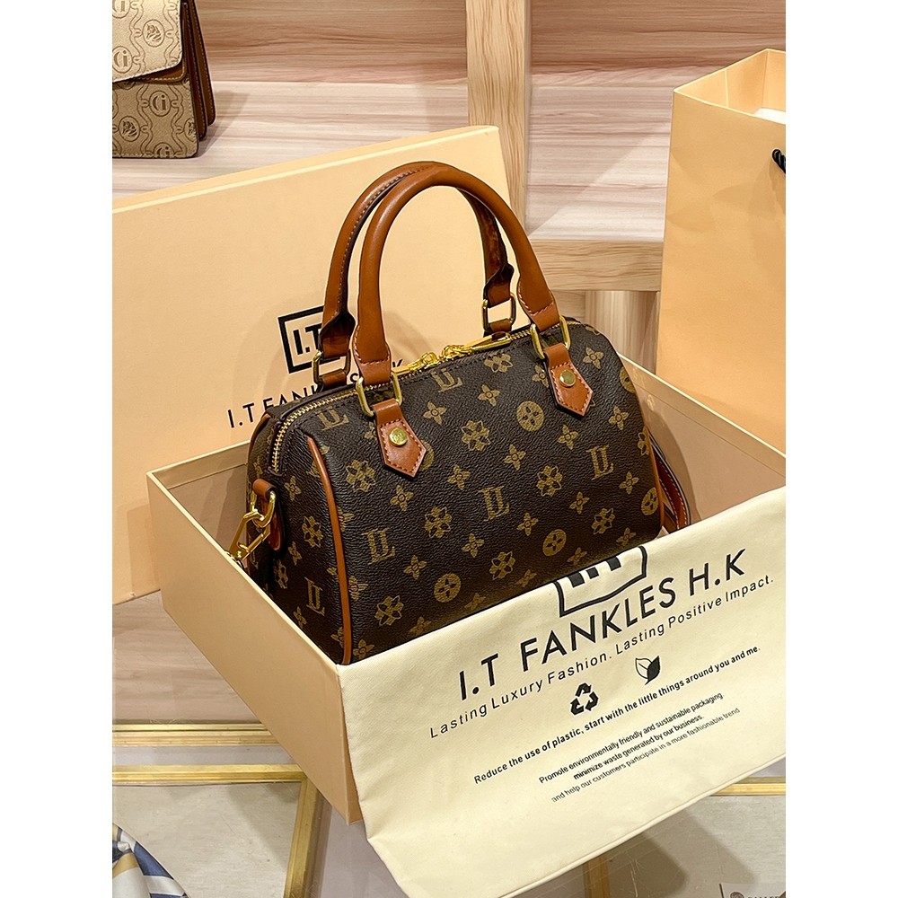 CITEX LV官方旗舰店香港代购老花手提枕头包女大容量包包女士2025