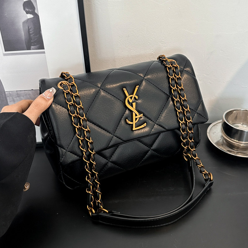 CITEX LV官方旗舰店秋冬包包女2024新款轻奢小众高级感斜挎链条包