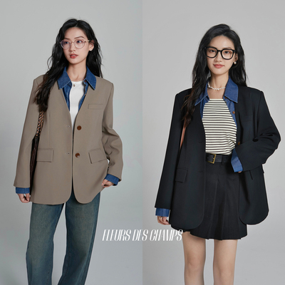 Fleurs des champs假两件西装