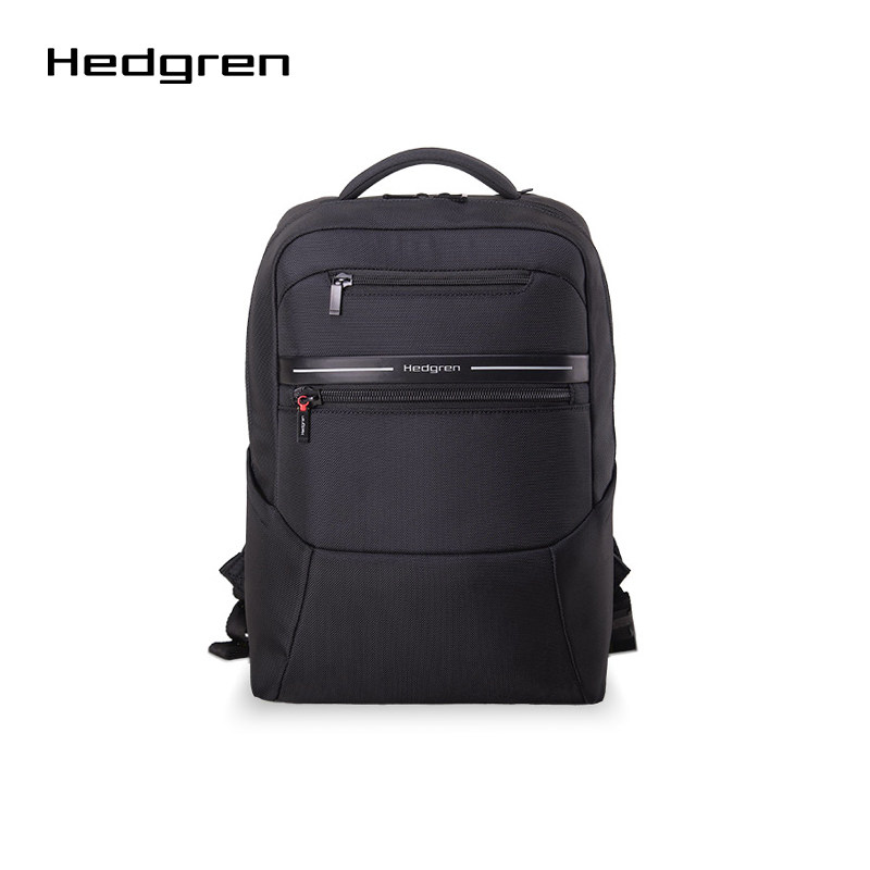 1Hedgren海格林男士大容量双肩包新款简约商务电脑包防泼水HCHL01