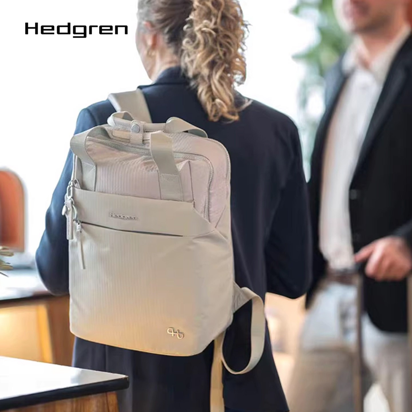 Hedgren/海格林商务双肩包大容量15寸电脑包通勤手提背包HFURO02