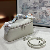 头层lp包L19饭盒包gigi同款 piana手提包时尚 牛皮手拿斜挎单肩包