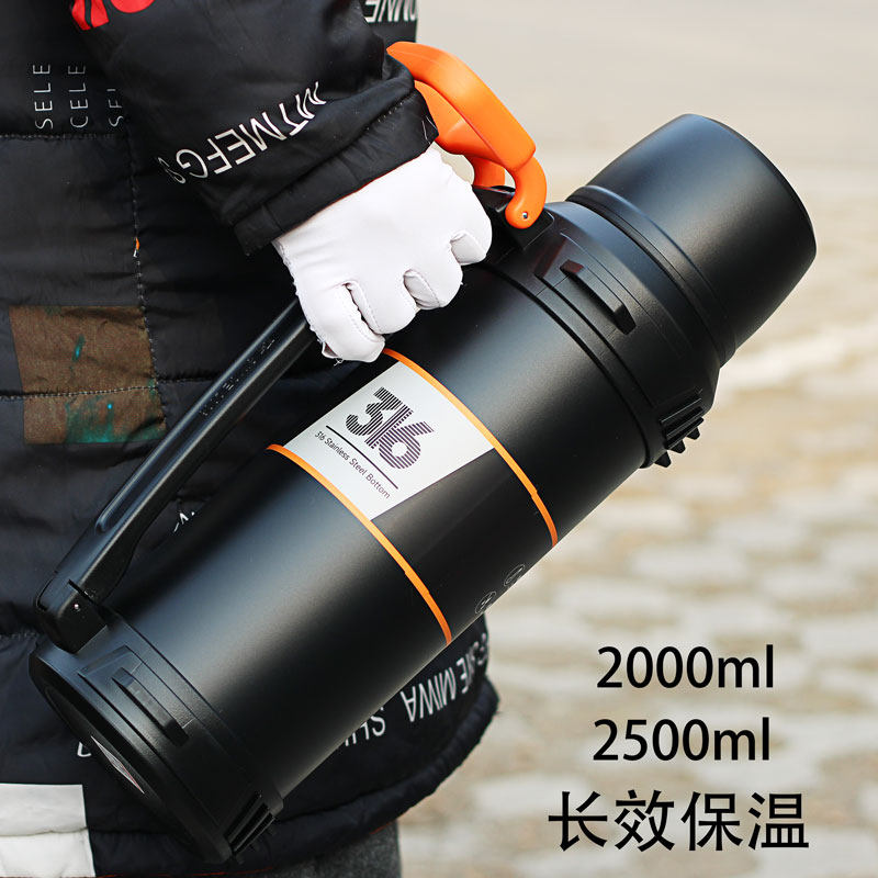 保温壶2500ml大容量户外大号316不锈钢水壶家用焖泡茶壶定制团购