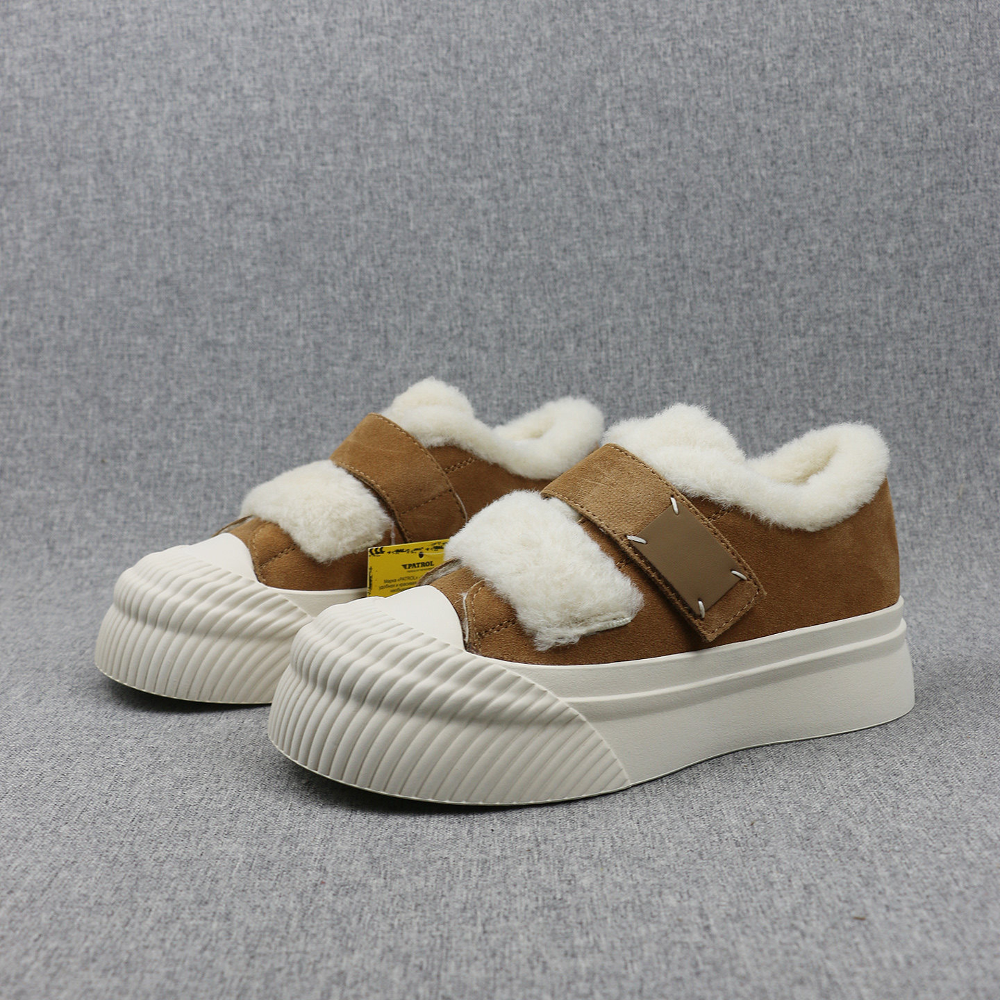 外贸俄罗斯订单反绒牛皮+羊毛混纺时尚面包棉靴加绒加厚棉鞋女鞋,女鞋,棉鞋,淘宝优惠券,粉丝福利购,淘宝优惠卷