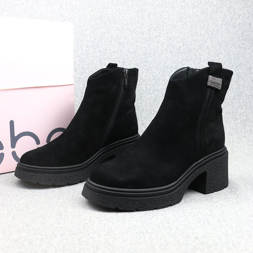 外贸俄罗斯订单反绒皮女士雪地靴