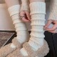 秋冬季 羊毛小腿袜针织堆堆袜子女加厚保暖潮流长袜百搭显瘦美腿袜