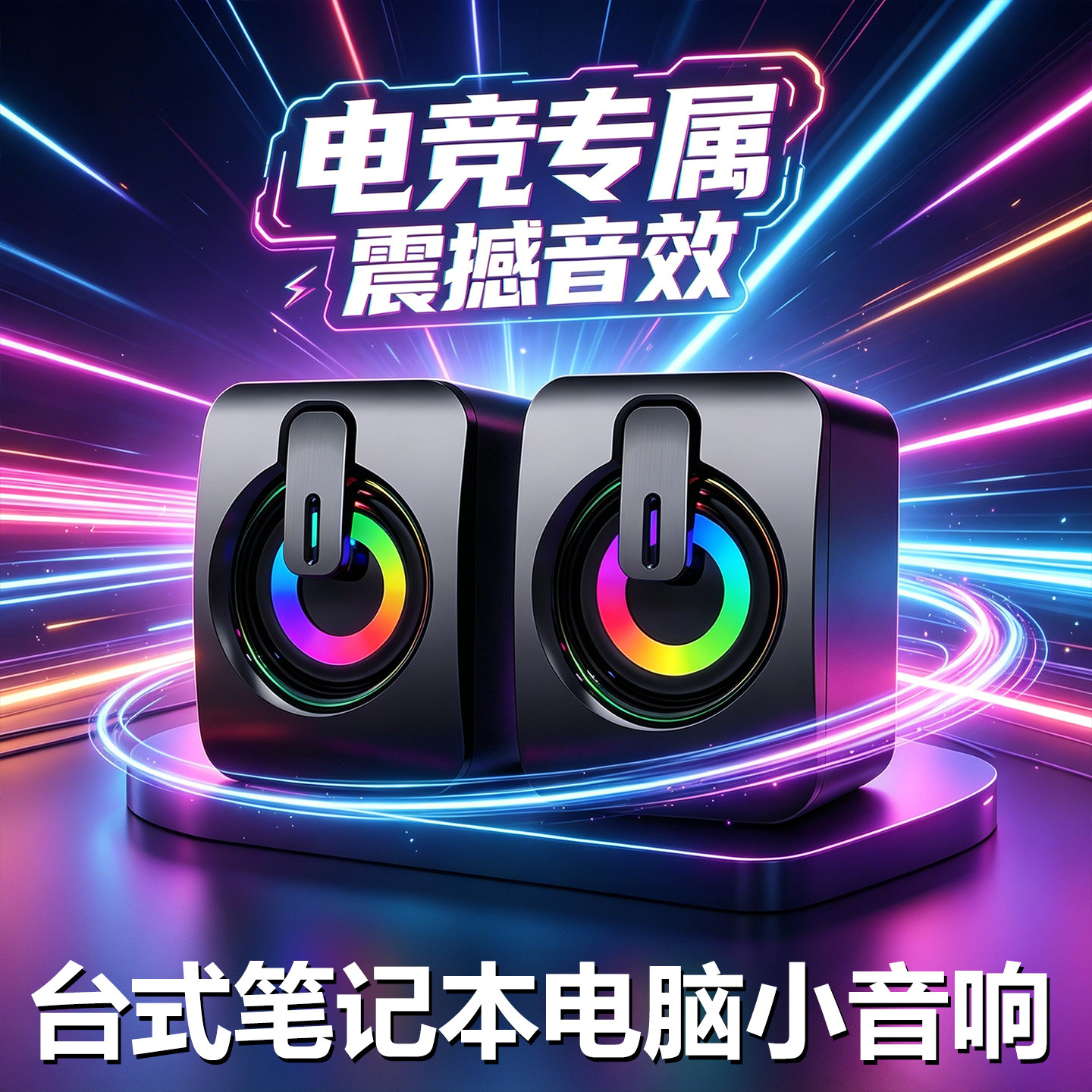 迅舟 A2桌面电脑音箱台式机笔记本音响超重低音炮有线蓝牙立体声