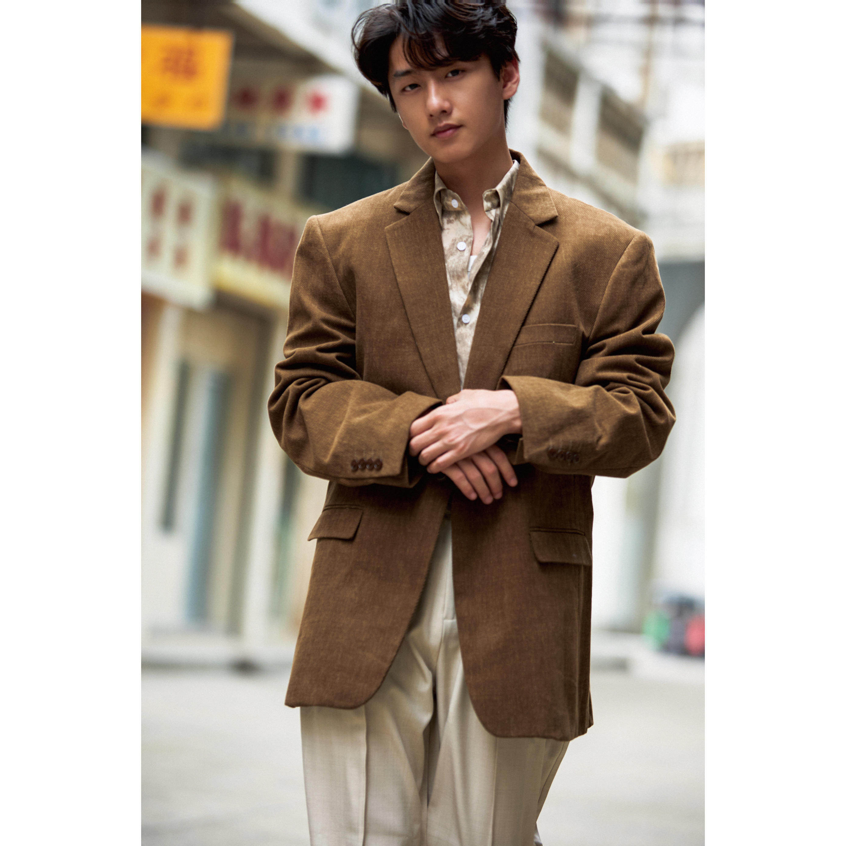 何记港风【1998】复古80年代高级感痞帅西装男宽松慵懒风休闲西服,男装,休闲西服,淘宝优惠券,粉丝福利购,淘宝优惠卷