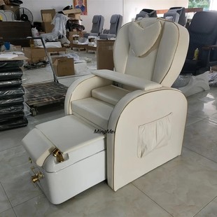 美容美甲店电动沐足躺椅足浴沙发泡脚修甲椅采耳美睫按摩椅
