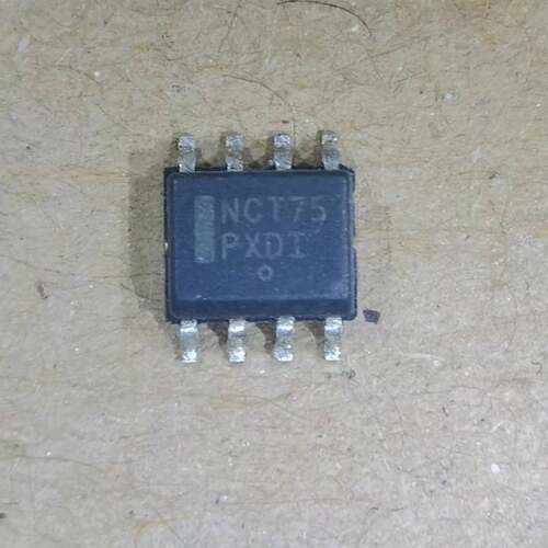NCT75DR2G 现货 丝印NCT75 SOIC-8 12位温度传感器IC 可直拍