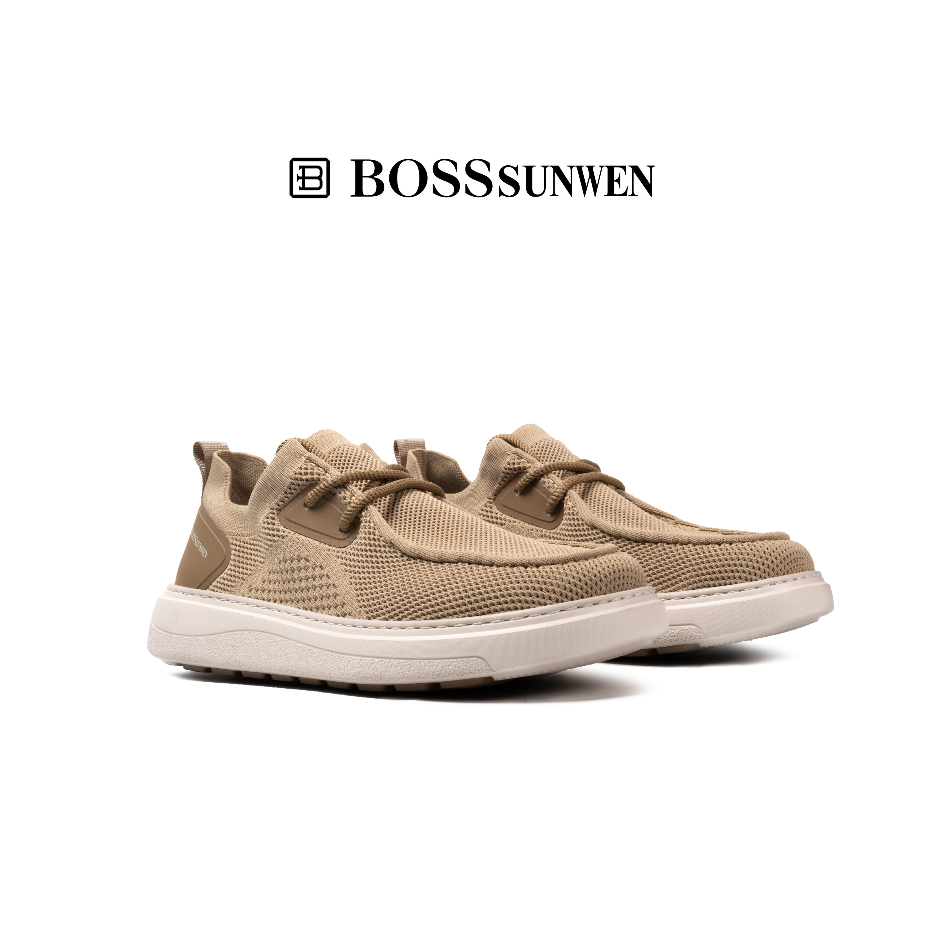 BOSSSUNWEN/博斯·绅威2026年夏季新款简约透气男鞋运动休闲鞋图片