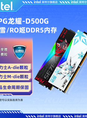 威刚华硕吹雪/RO姬DDR5台式机内存6000/6400/16G/32G/48G/64G灯条