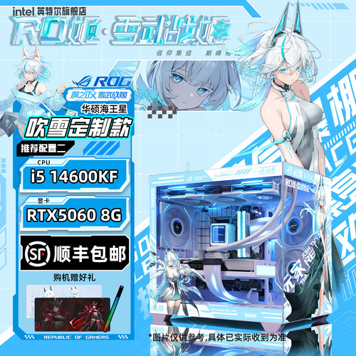 Intel华硕海王星吹雪姬电脑主机