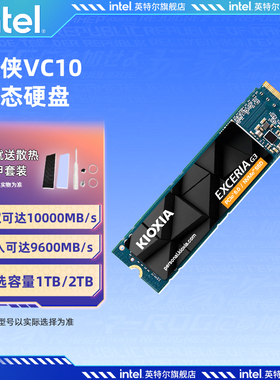 铠侠VC10固态硬盘1t 2t bm.2 nvme pcie5.0SSD 台式电脑笔记本m2