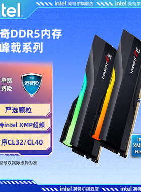 芝奇幻锋戟DDR5 64/80/8400 16/32/48G内存条intel台式机电脑套装