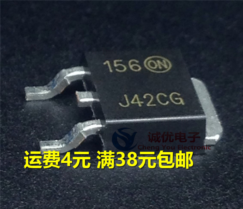 全新进口原装 MJD42CT4G J42CG J42C TO-252达林顿三极管-封面