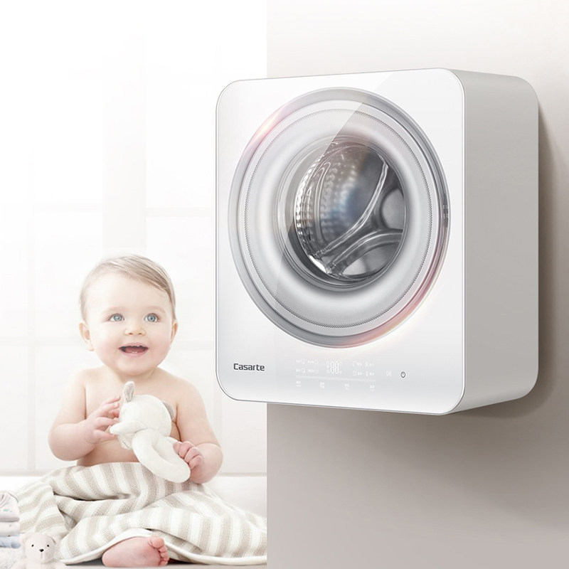 卡萨帝壁挂式滚筒洗衣机迷你宝宝儿童全自动3公斤紫外线母婴除菌