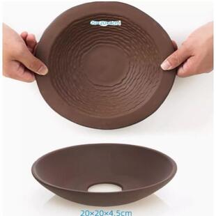 陆龟泡澡盆半水龟黄缘喂水乌龟晒台龟盆水陆两用防摔坏乌龟洗澡盒